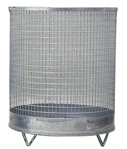 Abfallkorb H600xD500 mm 118 l - NR. 7 Neu
