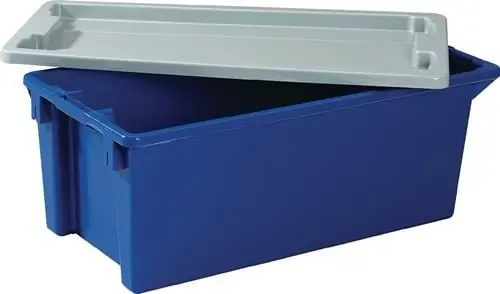Meistverkauft Deckel L800xB400mm grau Polystyrol f.Drehstapelbehälter