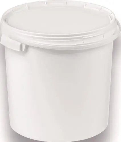 Eimer 15l PP weiß Bügelgr.u.Stülpdeckel D.308mm H.316mm Mega-Angebot