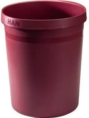 Kostenloser Rückversand HAN Papierkorb KARMA 18198-17 18Liter Kunststoff öko-rot
