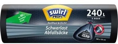 Preisknaller Swirl Schwerlast-Abfallsack 216199 240l 5St.