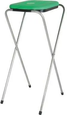 Markenware Müllsackständer 116940 Stahlrohr/Kunststoffdeckel 130l