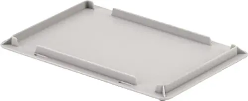 Auflagedeckel L300xB200mm hellgrau PP f.Beh.300x200mm UNISTA Gratis Versand