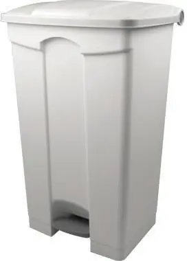 helit Tretabfalleimer the step H2402305 90l rechteckig weiß Neuheit