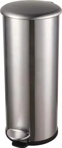 Direkt Vom Hersteller Tretabfallsammler Helit "the zinc" 20l D239xH566mm VA silber HELIT