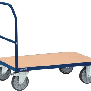 Plattformwagen Ladeflächen L1200xB800mm STA saphirblau Trgf.600kg TECWERK Saisonangebot