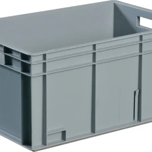 Mega-Angebot Transportbehälter L400xB300xH170mm grau PP Durchfassgr.Seitenw.geschl.TECWERK