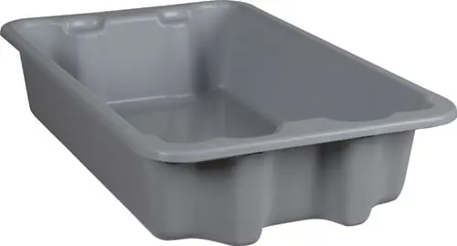 Neu Im Sortiment Drehstapelbehälter PP grau L590xB380xH135mm - K400/05 28405016