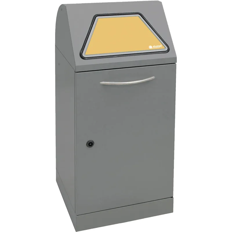 Schneller Versand Stumpf Abfalltrennung Modul-Vario 60 graualu-struktur ProSlide-System 60l - 625-060-0-1-100