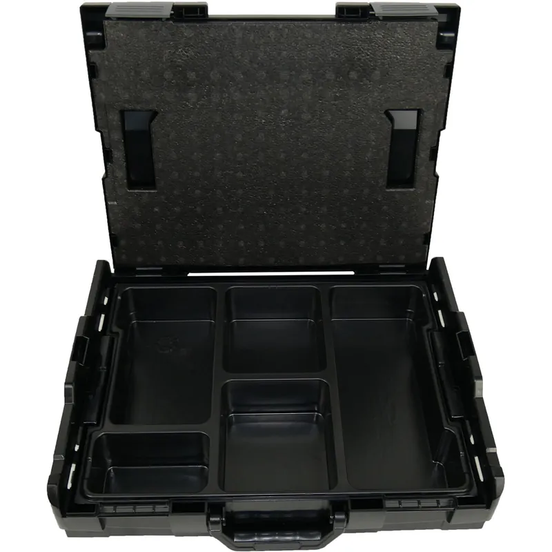 BS Systems L-Boxx 102 schwarz inkl. Kleinteileeinsatz 5 Fächer Kostenfreie Lieferung