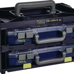 Heißes Angebot RAACO Sortimentskastentresor CarryLite 55 B386xT278xH195mm 16 je Koffer - 146395