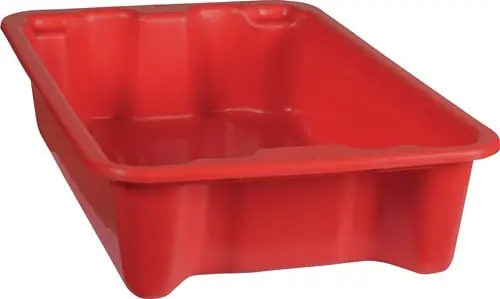 Drehstapelbehälter PP rot L590xB380xH135mm - K400/05 28405021 Garantierte Lieferung