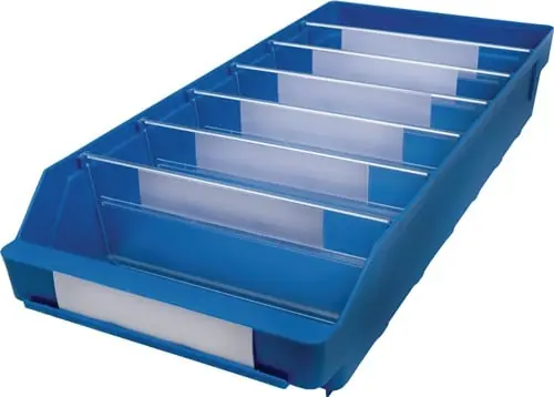 Regalkasten L500 x B240 x H95 mm blau PP - 510303 Must-Have