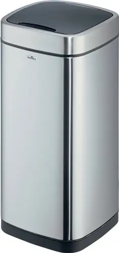DURABLE Abfallsammler NO TOUCH 35L 35l H690mm VA/Ku.metallic silber - 342323 Finale Aktion