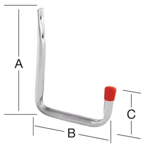 VORMANN Wandhaken U-Form ohne Gummierung 82 mm STA verz - 001450002Z Nur Für Kurze Zeit