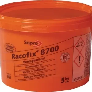 SOPRO Montagemörtel Racofix 8700 1:3 Raumteile (Wasser/Mörtel) 5kg Eimer - 74143 Günstig