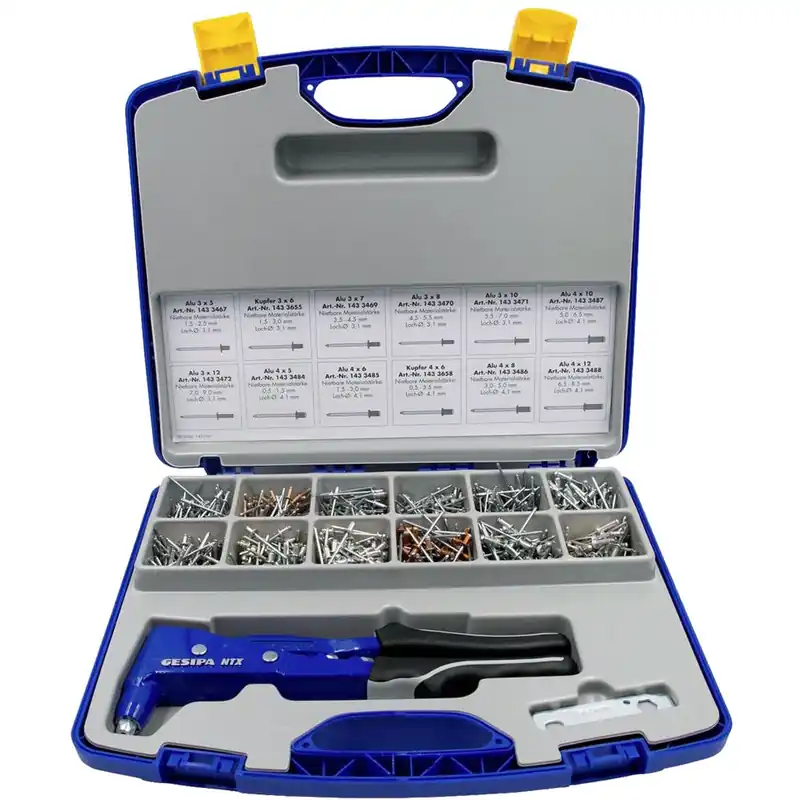 Top-Angebot GESIPA Blindnietsortiment Nietbox 942-teilig - 1435457
