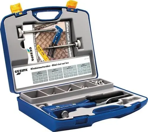 GESIPA Blindnietmutternsortimentbox 156 teilig - 1435455 Heißes Angebot