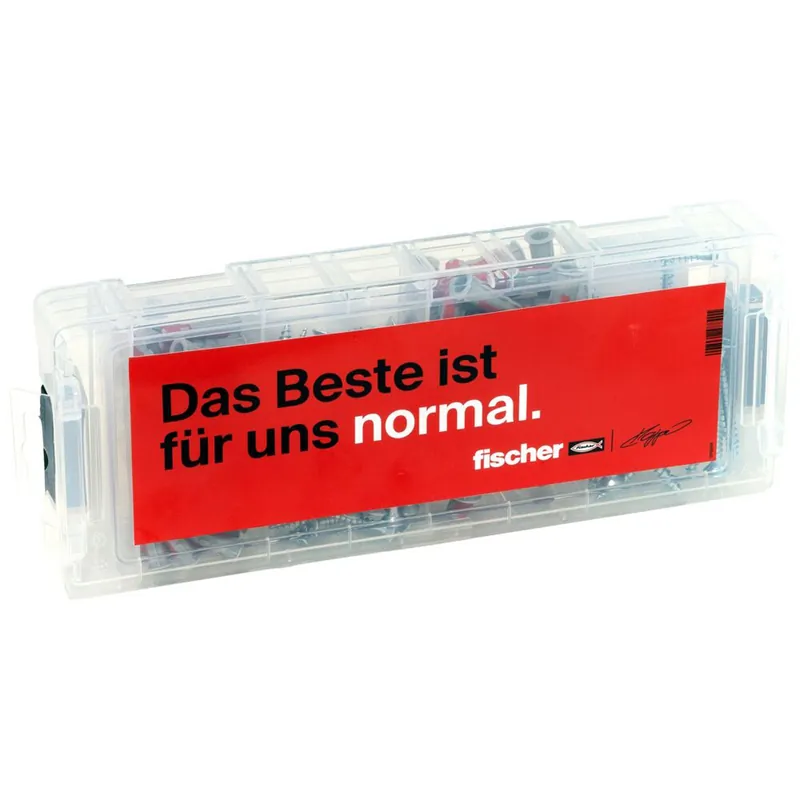 Fischer Mini-FixTainer DuoPower "Klopp Signature" Aktionsbox 160tlg. - 568544 Preiswert