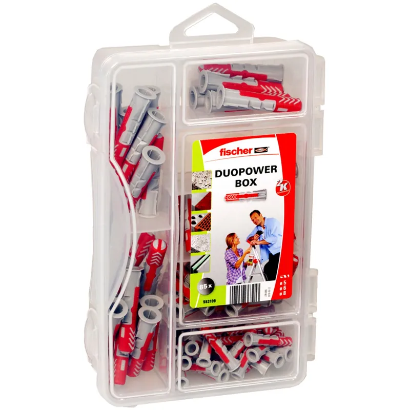 Fischer DuoPower-Box mini (85 Teile) - 553109 Schneller Versand