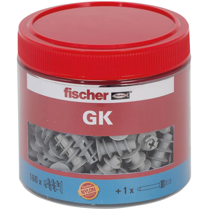 Fischer 160x Gipskartondübel GK Dose - 531028 Begrenztes Angebot