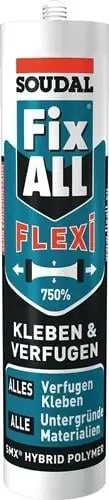 Kleb- u.Dichtstoff Fix All Flexi weiß 470g Kartusche SOUDAL Kracherpreis