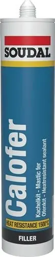 Abdichtungskitt Calofer 300ml Kartusche anth.SOUDAL Neue Kollektion