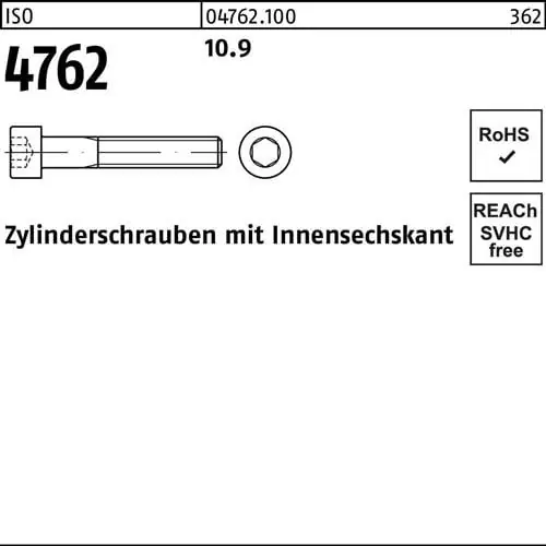 Jetzt Bestellen Zylinderschraube ISO 4762 Innen-6kt M27x 380 10.9 1 Stück