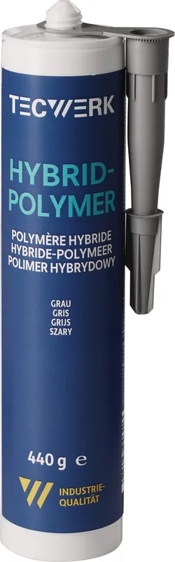Billig 1K-Hybrid-Polymer grau 440g Kartusche TECWERK