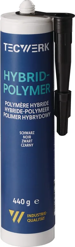 Kostenfreie Lieferung 1K-Hybrid-Polymer schwarz 440g Kartusche TECWERK