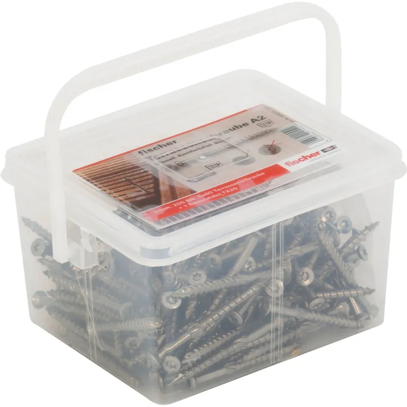 Saisonangebot Fischer 200x Box Terrassenschrauben - 660613