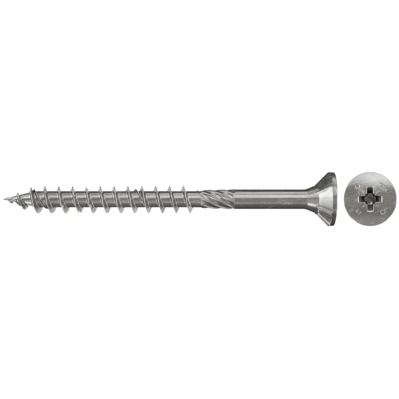 Fischer 100x Power-Fast 6 x 120 Senkkopf nicht rostender Stahl A2 Teilgewinde Kreuzschlitz PZ - 657258 Rabatt