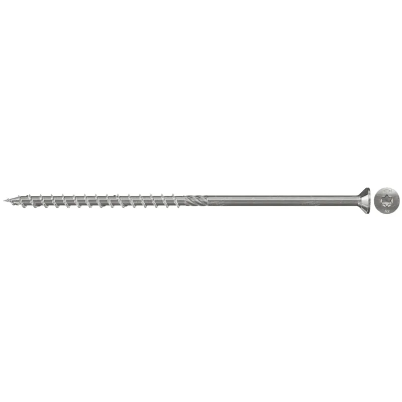 Fischer 100x Power-Fast 6 x 160 Senkkopf nicht rostender Stahl A4 Teilgewinde Innenstern TX - 657405 Preisknaller
