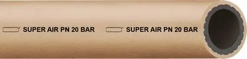 Beliebt Ku.Pressluftschlauch SUPER AIR ID 6,0mm AD 11,0mm L.50m Beige TEGUMA