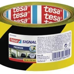 tesa Packband 58130-00000 50mmx66m bedruckt gelb schwarz Preis Gesenkt