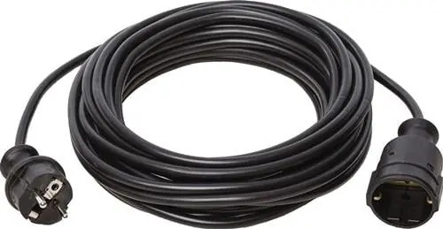 Schutzkontaktverlängerung 16 A 230 V 3x1,5mm² 10m H05VV-F Kostenfreie Lieferung