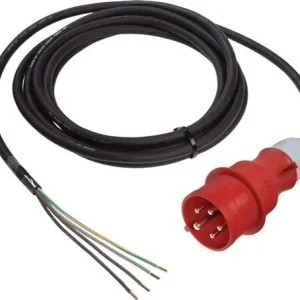 Anschlussleitung H07RN-F 5x1,5mm² 5m CEE-Stecker,5-polig schwarz Knallerangebot