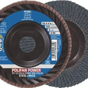 Sale Fächerscheibe TRIM STEELOX D.125mm K.40 PFC/B/T29 STA/VA ZK Z PFERD