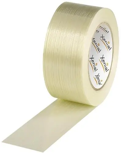 Filamentklebeband m.Längsfaden Breite 50mm Länge 50m S.100µ transparent XENIAL Begrenztes Angebot