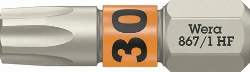 Bit 867 TORX® HF 1/4 Zoll TX 30 L.25mm m.Farbleitsystem WERA Direktkauf