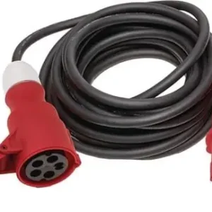 Gratis Versand CEE-Verlängerung m.Phasenwendestecker 16A 400V 10m H07RN-F 5x2,5mm² schwarz IP44