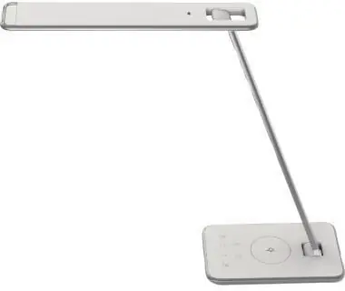 Direktkauf UNILUX Tischleuchte Jazz LED 400093836 weiß + metallgrau