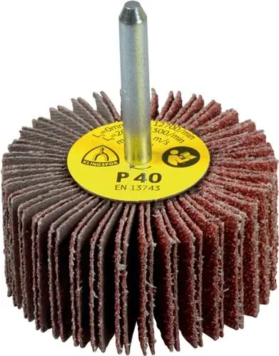 Saisonangebot Fächerschleifer KM 613 Ø30xH10mm K.60 Korund Schaft-D.6mm KLINGSPOR