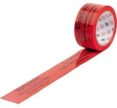 HECKMANN Packband 400.080 Vorsicht Elektroger. 66mmx50m Preisreduziert