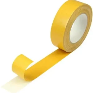 Messeklebeband doppelseitig Breite 38mm L.25m S.250µ gelb Baumwollzellgewebe Beliebt