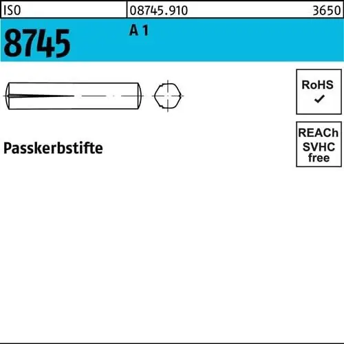 Top-Angebot Passkerbstift ISO 8745 5x 35 A 1 100 Stück