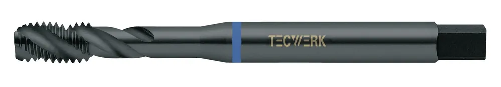 Maschinengewindebohrer DIN 371C VA M8x1,25mm HSS-Co nitr.u.vapor.6H TECWERK Ausverkauf