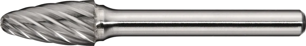 Frässtift RBF INOX D.8mm Kopf-L.18mm Schaft-D.6mm HM Verz.Normal,fein TECWERK Gratis Versand