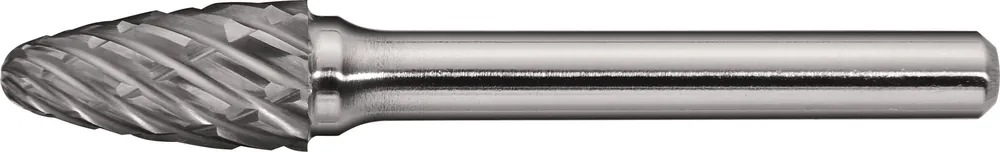Frässtift RBF Special Steel D.8mm Kopf-L.18mm Schaft-D.6mm HM Verz.Kreuz TECWERK Kracherpreis