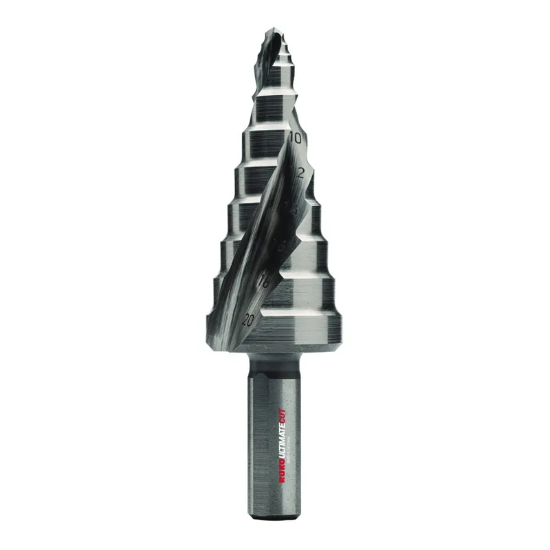 RUKO ULTIMATECUT Stufenbohrer HSS-Co 5 mit FLOWSTEP® Spitze Gr. 1 - 101651E Heißes Angebot